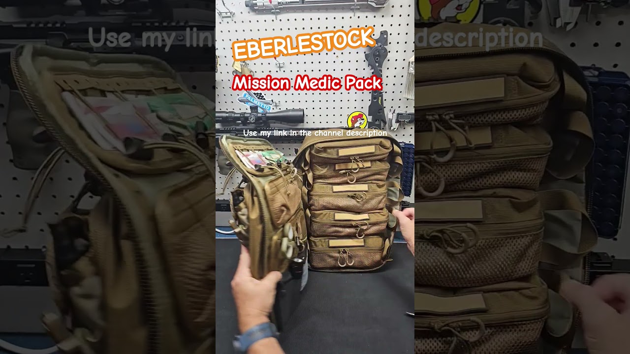 Eberlestock Mission Medic Pack: Modular Medical Pack for Vehicle Carry or Mission Carry