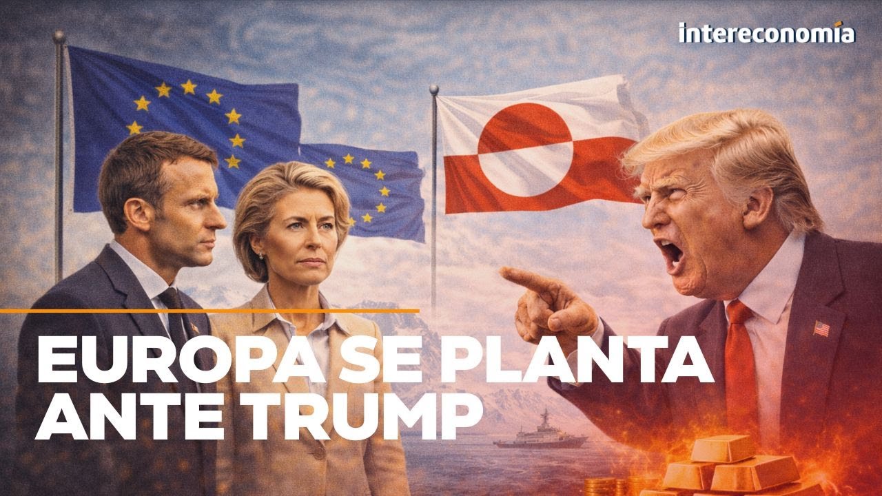 Trump desafía a Europa en Davos y redobla su presión sobre Groenlandia