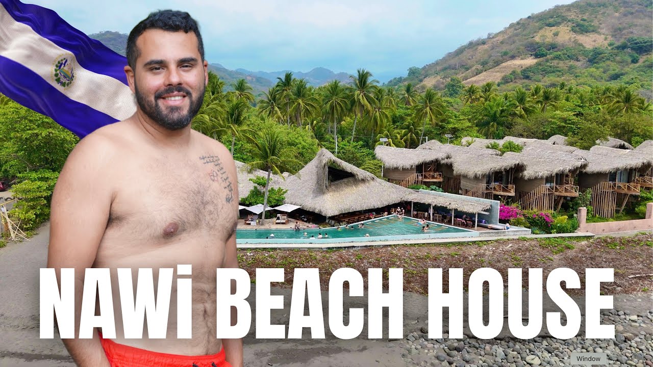 ¿Es BUENA la comida SALVADOREÑA? 🇸🇻| Fuimos al lugar mas POPULAR de Mizata 🏝️| NAWi Beach house