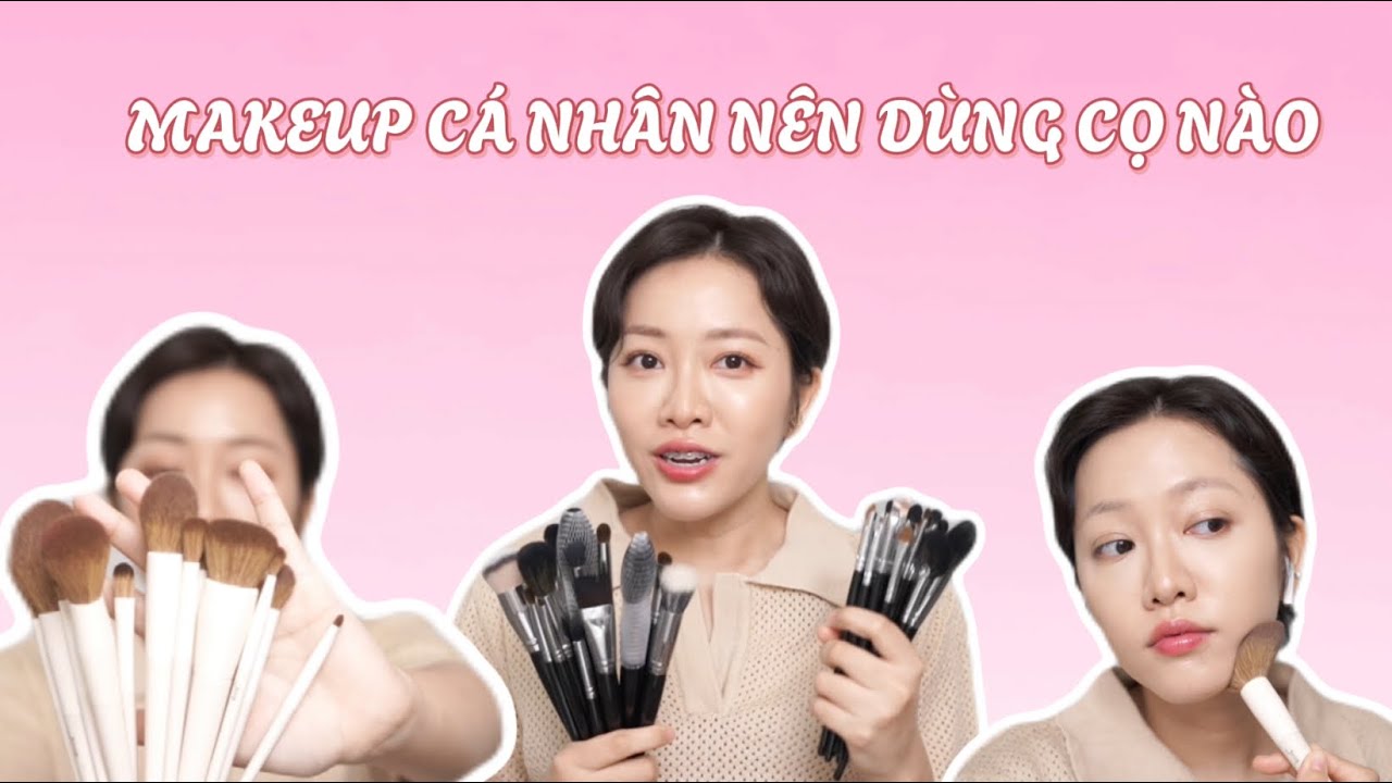 MAKEUP CÁ NHÂN NÊN CHỌN BỘ CỌ NÀO #tuyetlymakeup #lamdep #trending #makeupcanhan #makeup