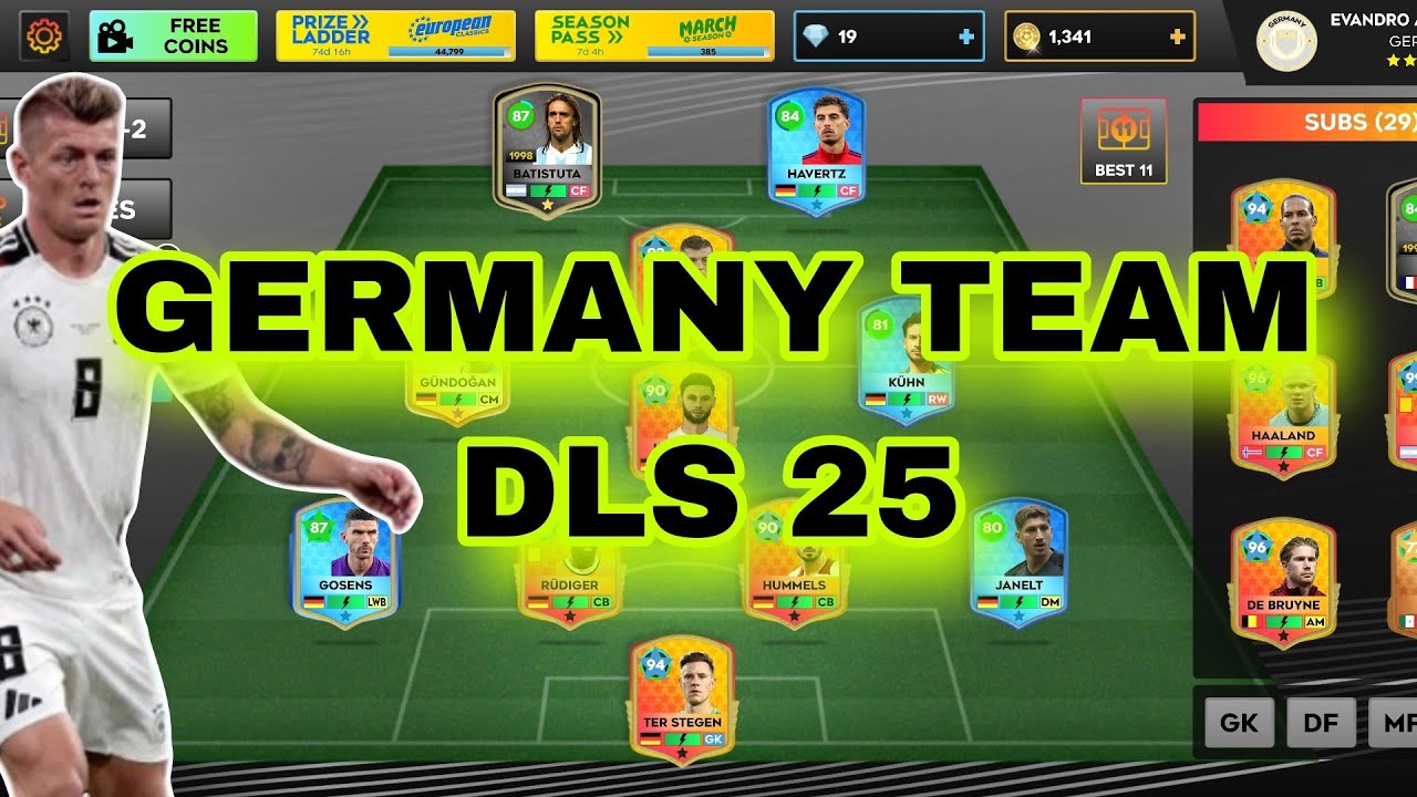 Germany Team | Dream League Soccer 25 Tier 1