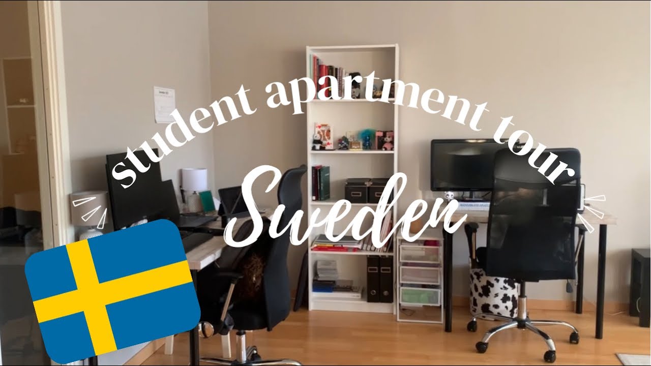 student apartment tour in Jönköping, Sweden | 50sqm | 5600 SEK (600 USD) | idyllic insu