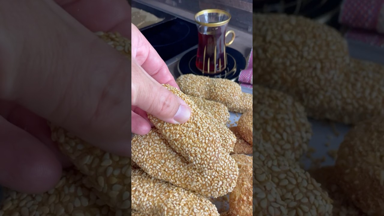 كعك السمسم sesame cookies