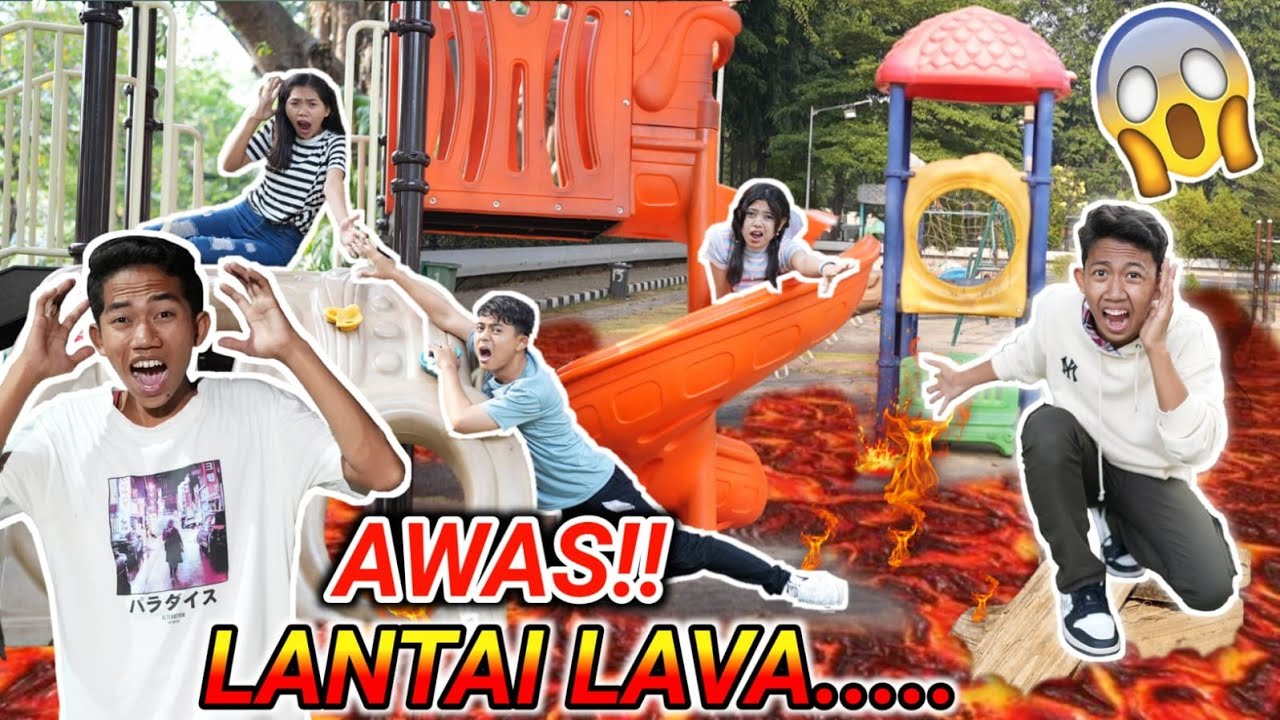 THE FLOOR IS LAVA DIPLAYGROUND!!😡 | Mikael TubeHD