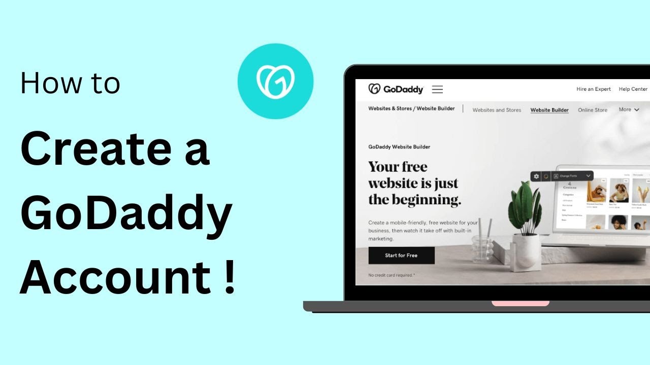 How To Create GoDaddy Account (Quick & Easy) !