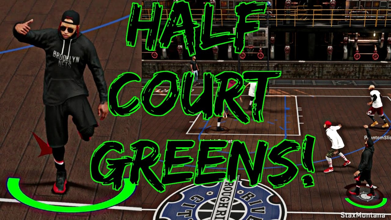 NBA 2K17 MyPark - HALF COURT GREENS DROPPING FROM DEEP! | RUNNING UP THE STREAK W/ PHANTOM SLICE!