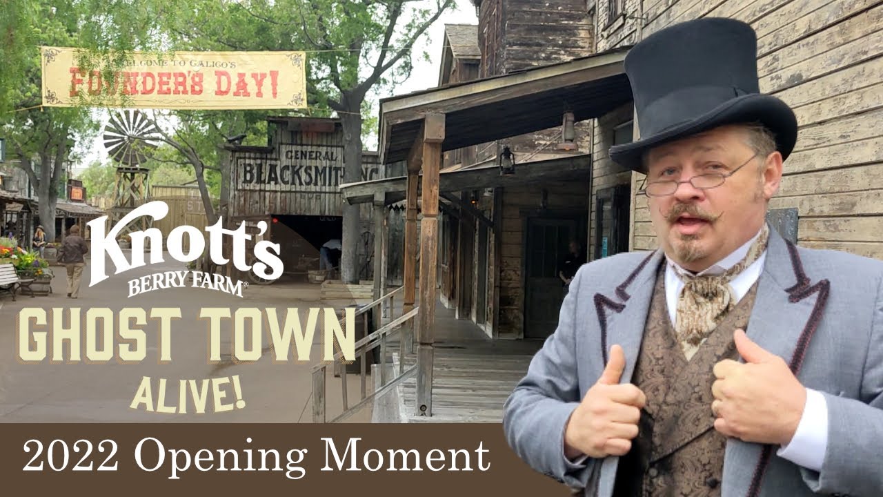Knott's Ghost Town Alive 2022 | Opening Moment | Opening Day