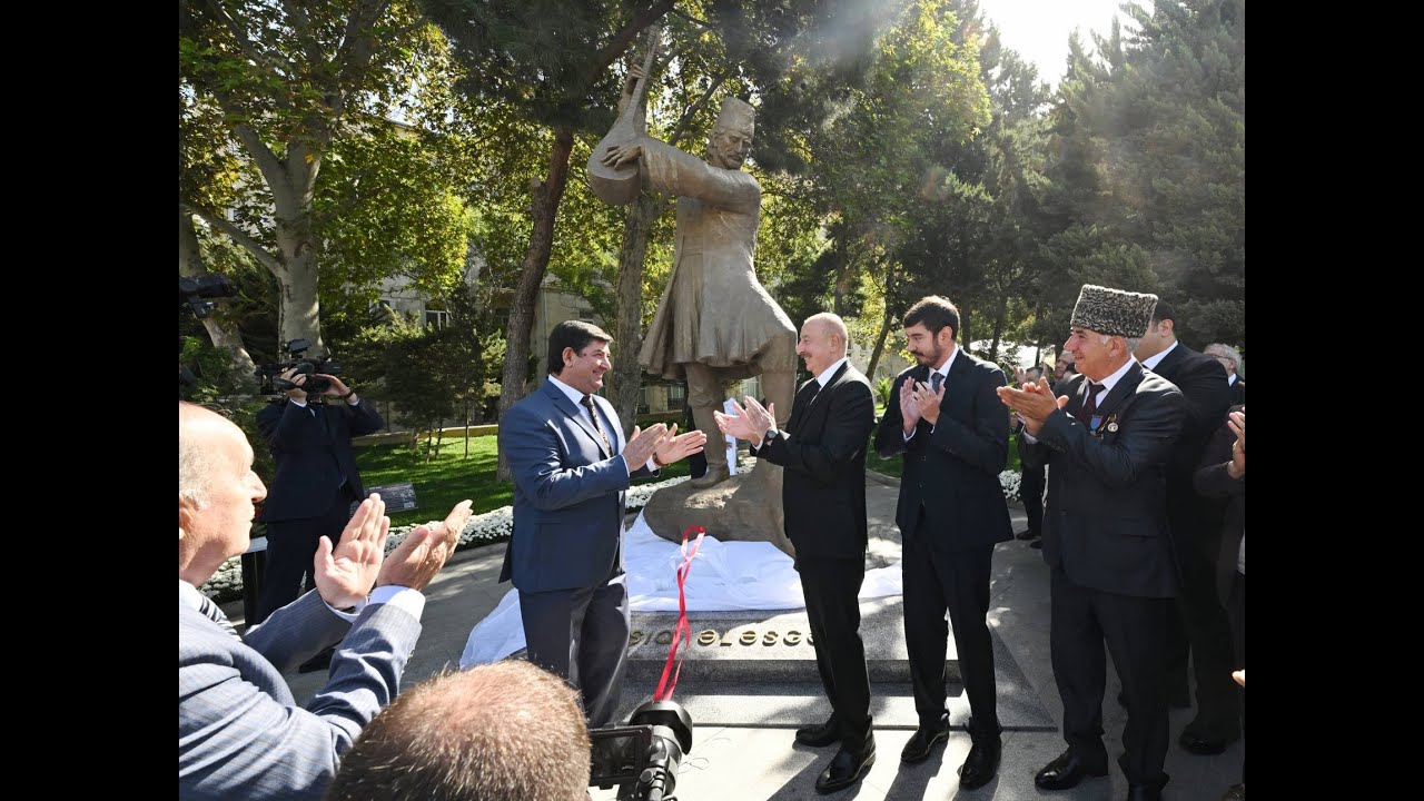 Bakıda Aşıq Ələsgər abidəsinin açılışı. 30 sentyabr 2024