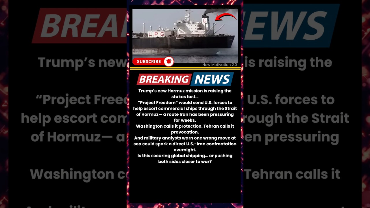 Trump&rsquo;s &ldquo;Project Freedom&rdquo; Could Trigger Direct Clash With Iran😳
