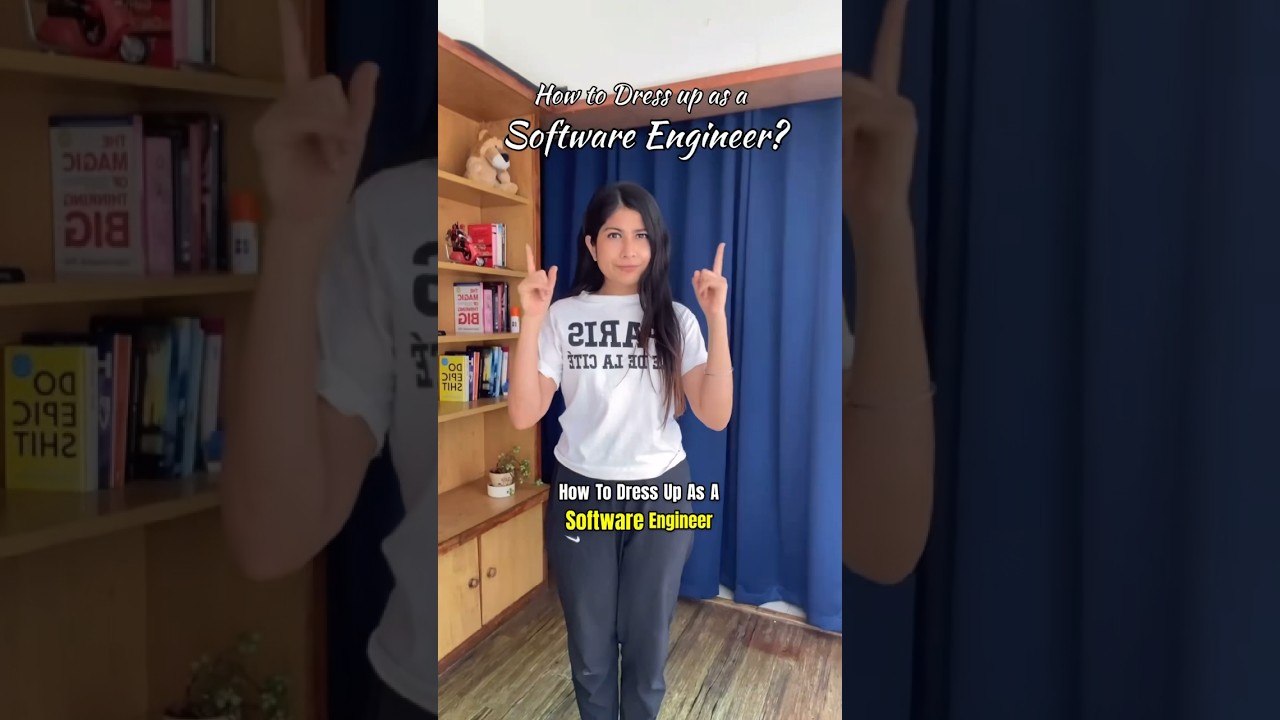 How to dress up as a software engineer? #softwareengineer #relatablevideo #canrelate #comedyshorts