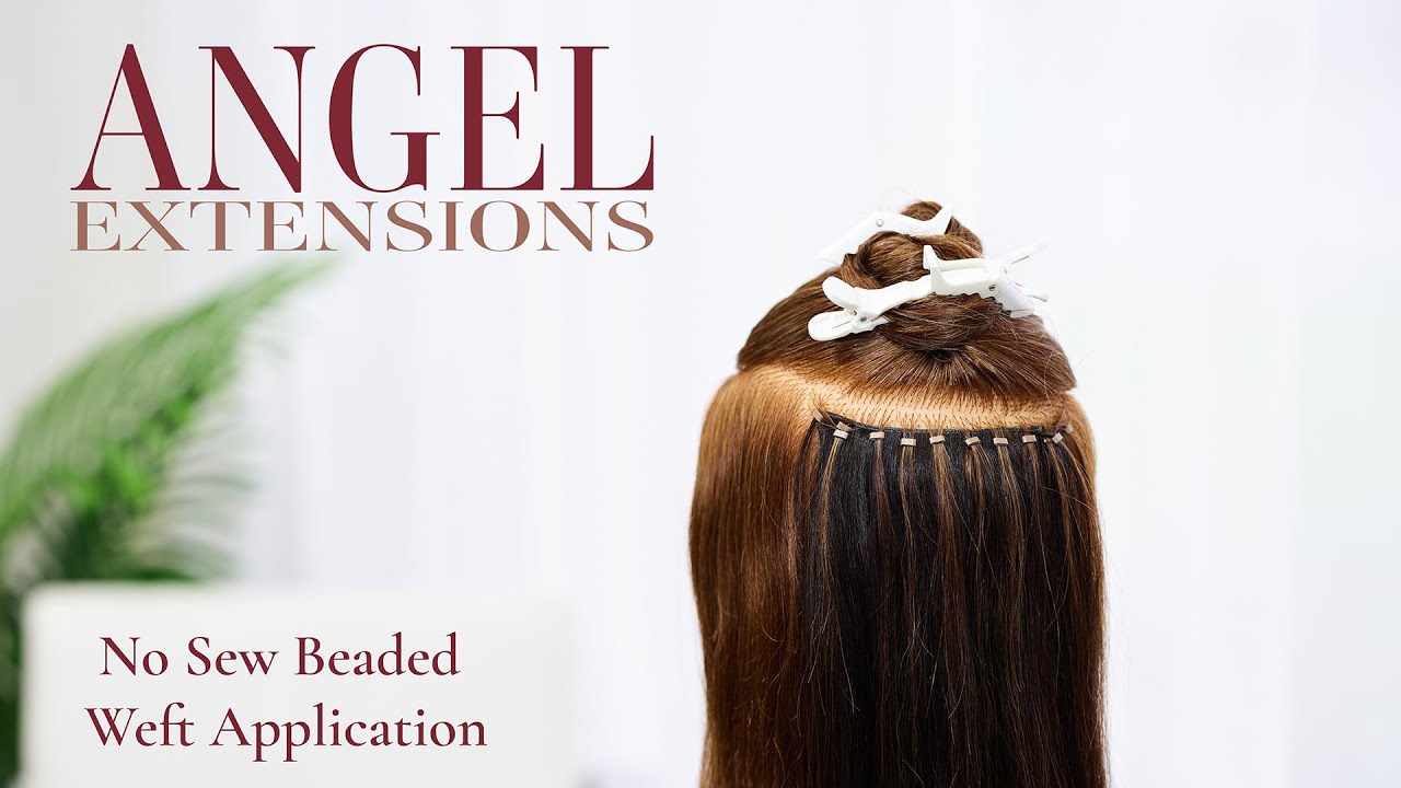 Angel Extensions No Sew Beaded Weft Application