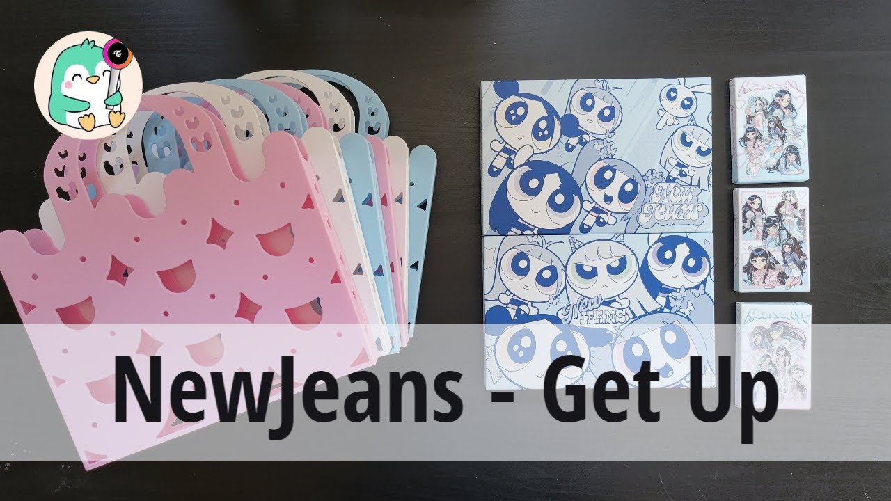 Unboxing NewJeans 뉴진스 2nd EP 'Get Up' (All Versions) | Bunny Beach Bag, Powerpuff Girls Box, Weverse