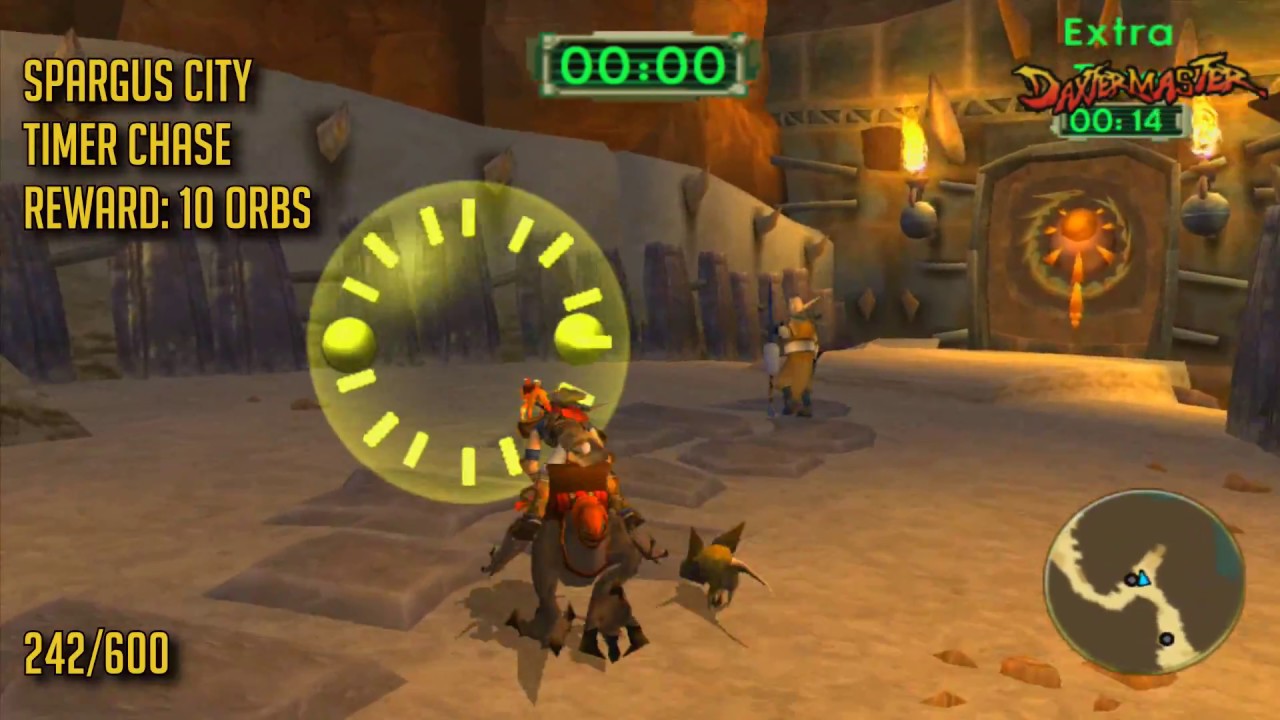 Jak 3 - 600 Precursor Orbs Guide 25 - Spargus Timer Chase