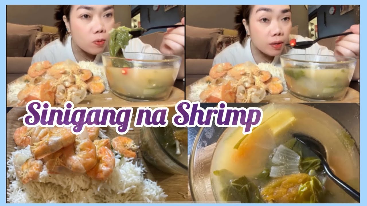 Kain po tau SINIGANG NA HIPON/SHRIMP (Sarah heinztv)