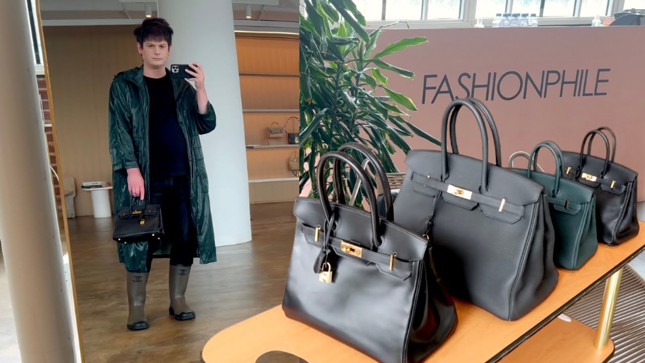 NEW YORK COME SHOP WITH ME FASHIONPHILE, THE REAL REAL, WGACA, HERMES & LOUIS VUITTON RESTAURANT