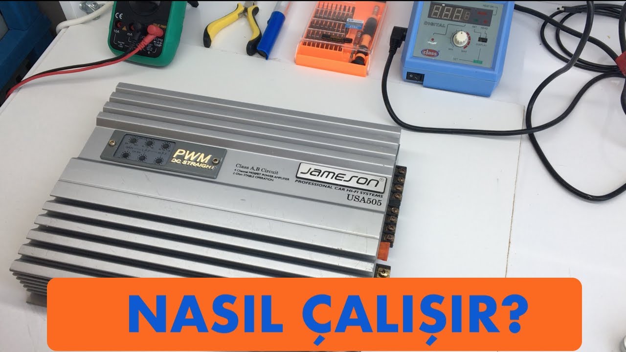 Jameson Usa 505 - AMFİ NASIL ÇALIŞIR VE TAMİRİ - HOW WORK-  #TamiratTadilat