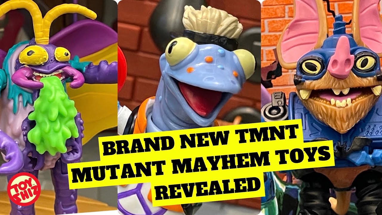 BRAND NEW TMNT MUTANT MAYHEM TOYS REVEALED | Sweet Suite 2023 | Playmates Toys
