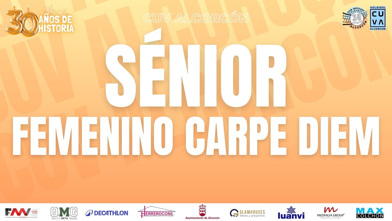 CUV ALCORCÓN CARPE DIEM - SALESIANOS SAN MIGUEL B (SENIOR FEMENINO 1ª DIVISIÓN ZONAL)