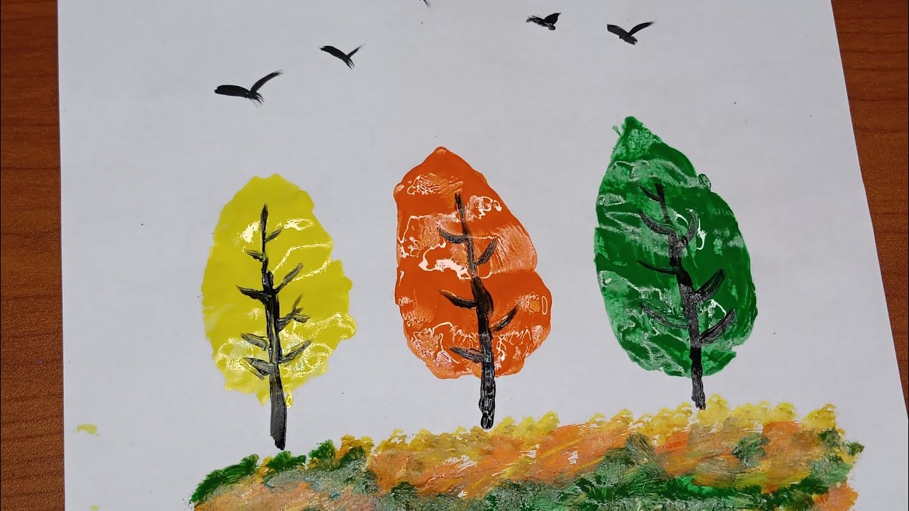 Painting with Leaf