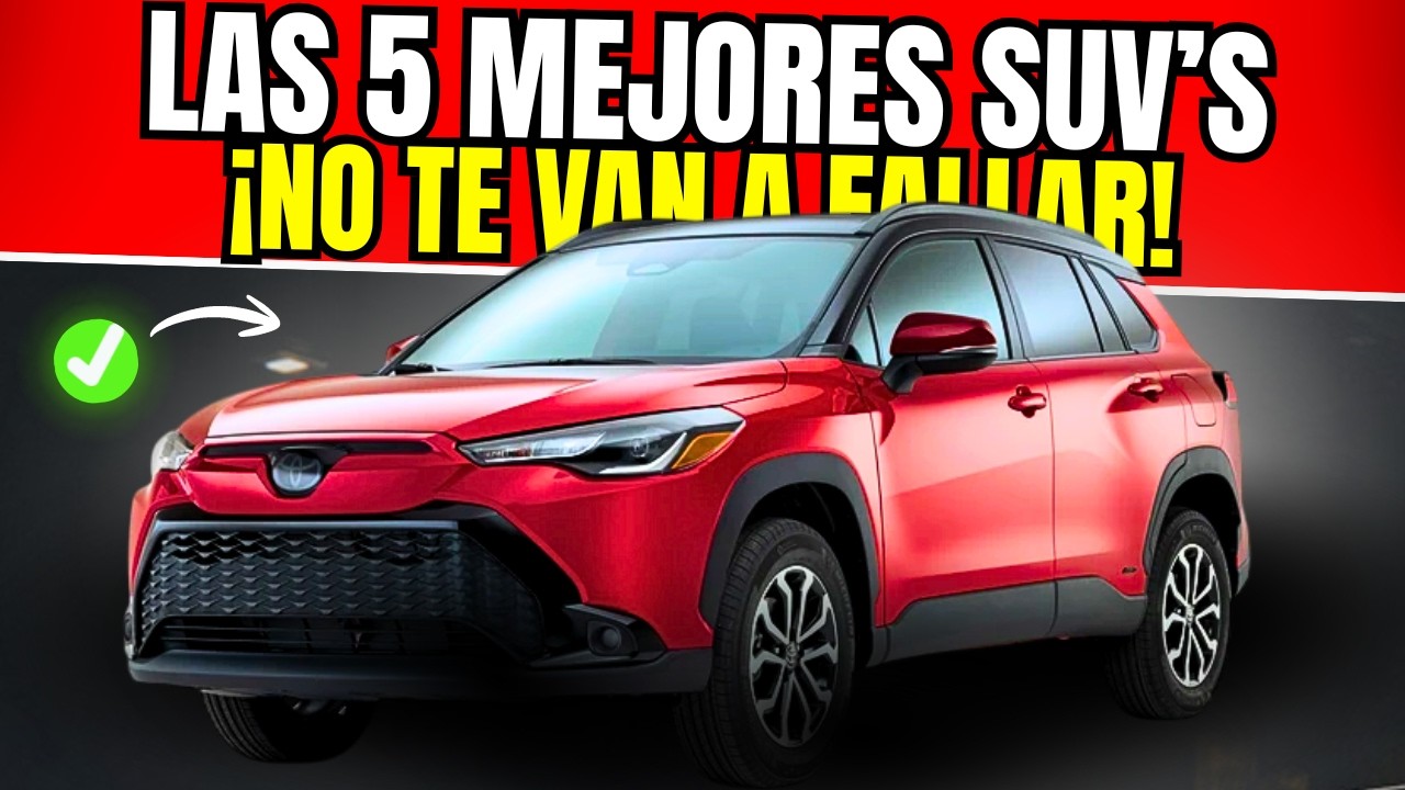 LAS 5 SUV MÁS CONFIABLES del 2026: Nunca se rompen