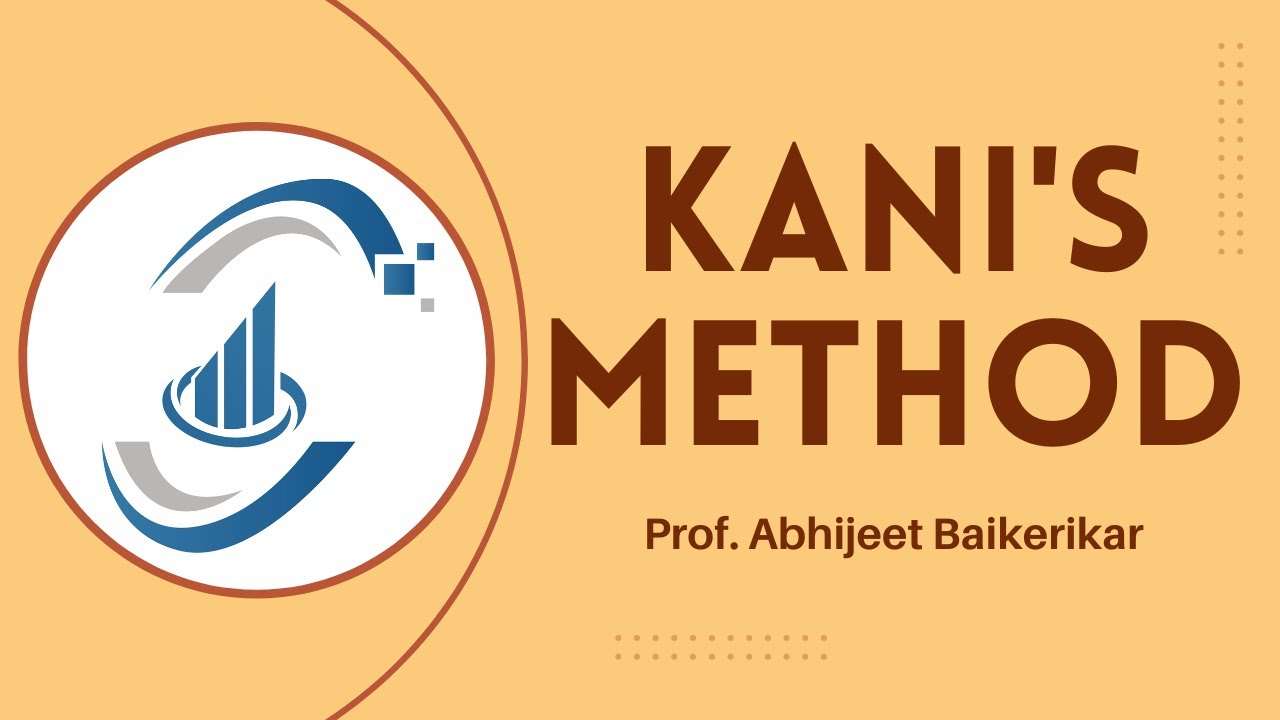 Метод KANI для анализа неопределённой балки | Анализ балки по методу Кани