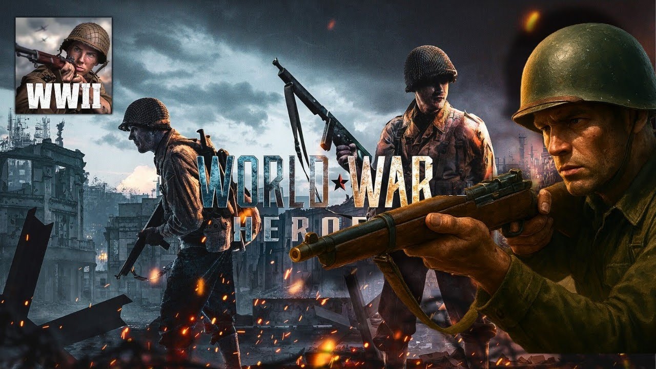 World War Heroes - Gameplay🔥 Walkthrough (ios,Android)#worldwar2game #viralvideo #trending 