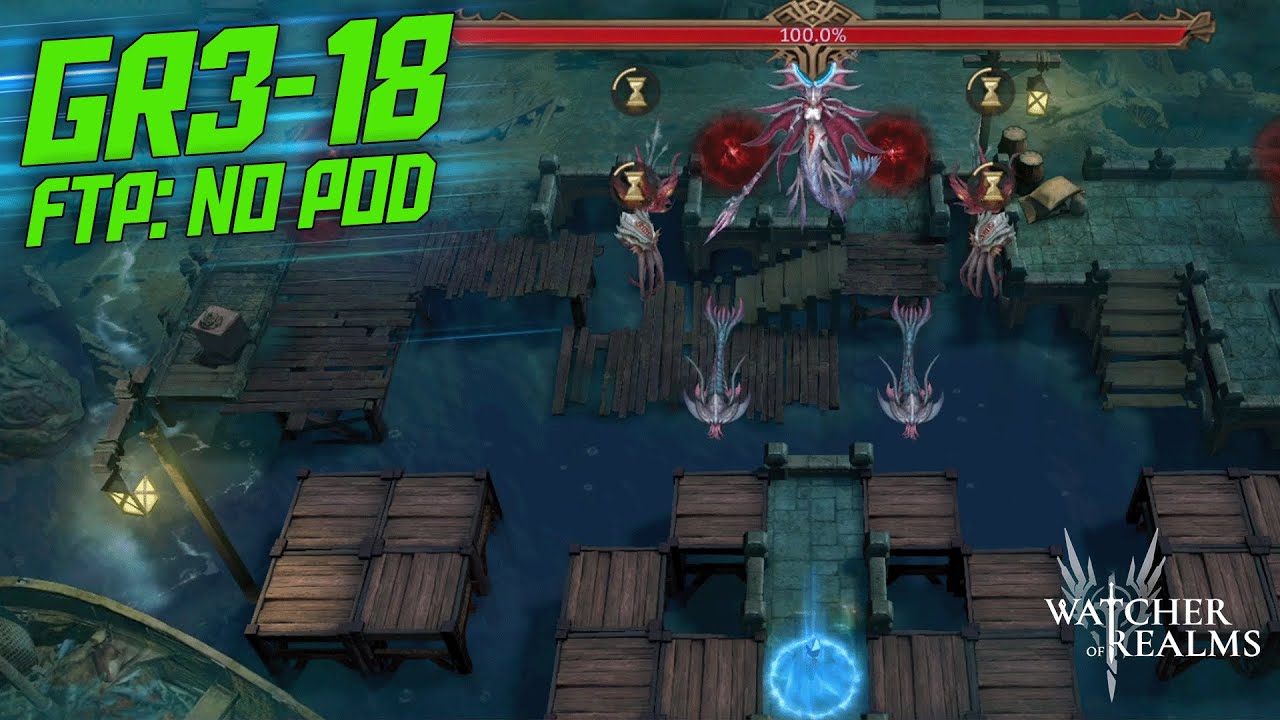 Gear Raid 3-18 Strategy!  (FTP Account, No PoD) || Watcher of Realms