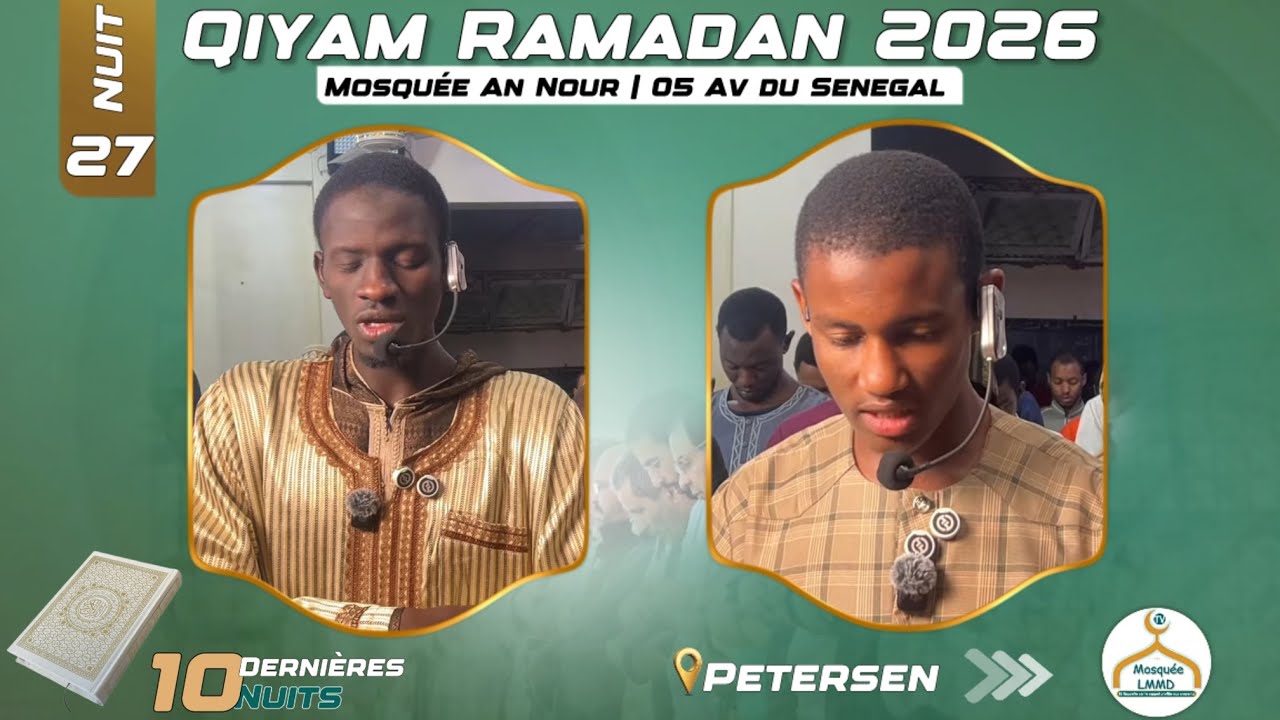 Direct Qiyam Nuit 27 Masdjid Nour | 05 Av du Sénégal