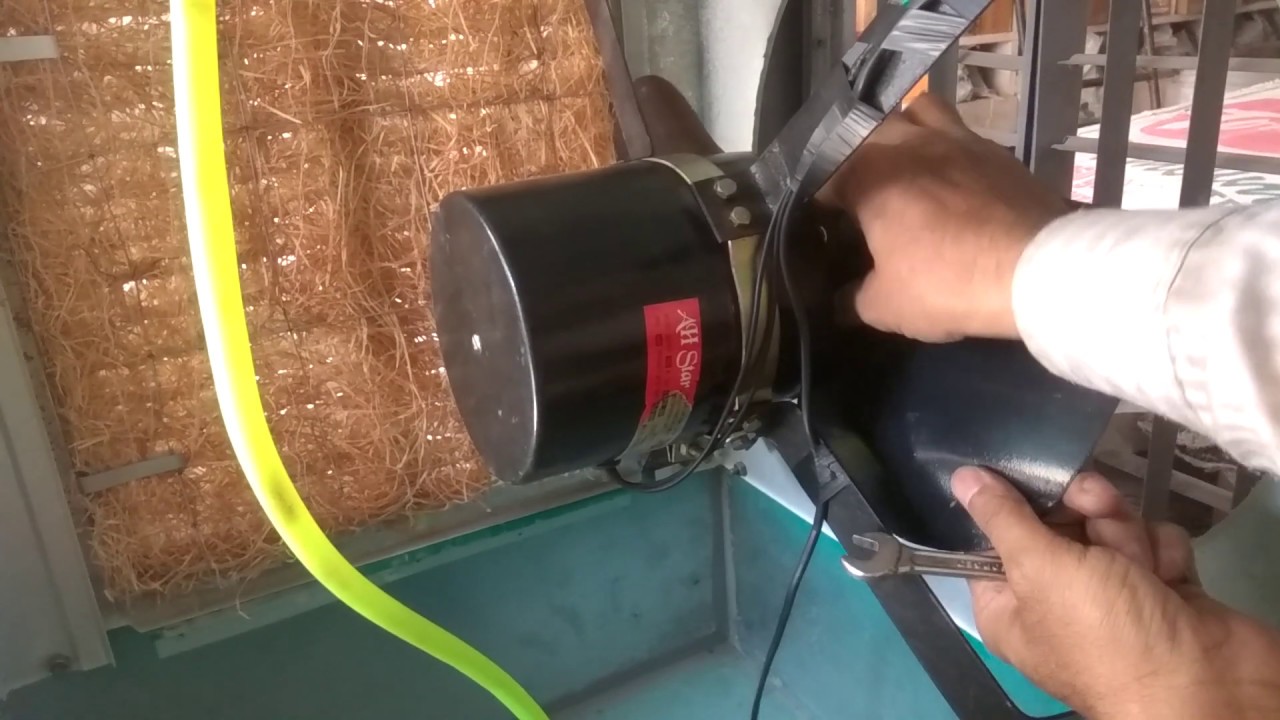 How to fix(बुश वाली मोटर का)a vibration of a motorized air cooler with a bush,(Urdu,Hindi) by Israr.