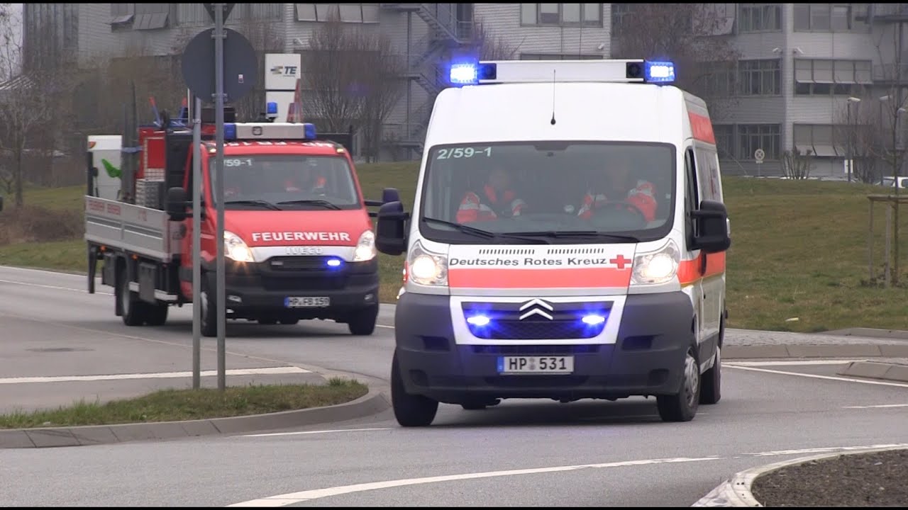 Schwerer Busunfall mit vielen Verletzten in Bensheim [Großübung von Feuerwehr + THW + DRK]