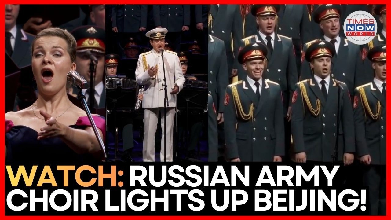 WATCH: Russian Army Choir Showcases Grand Musical Performance In Beijing