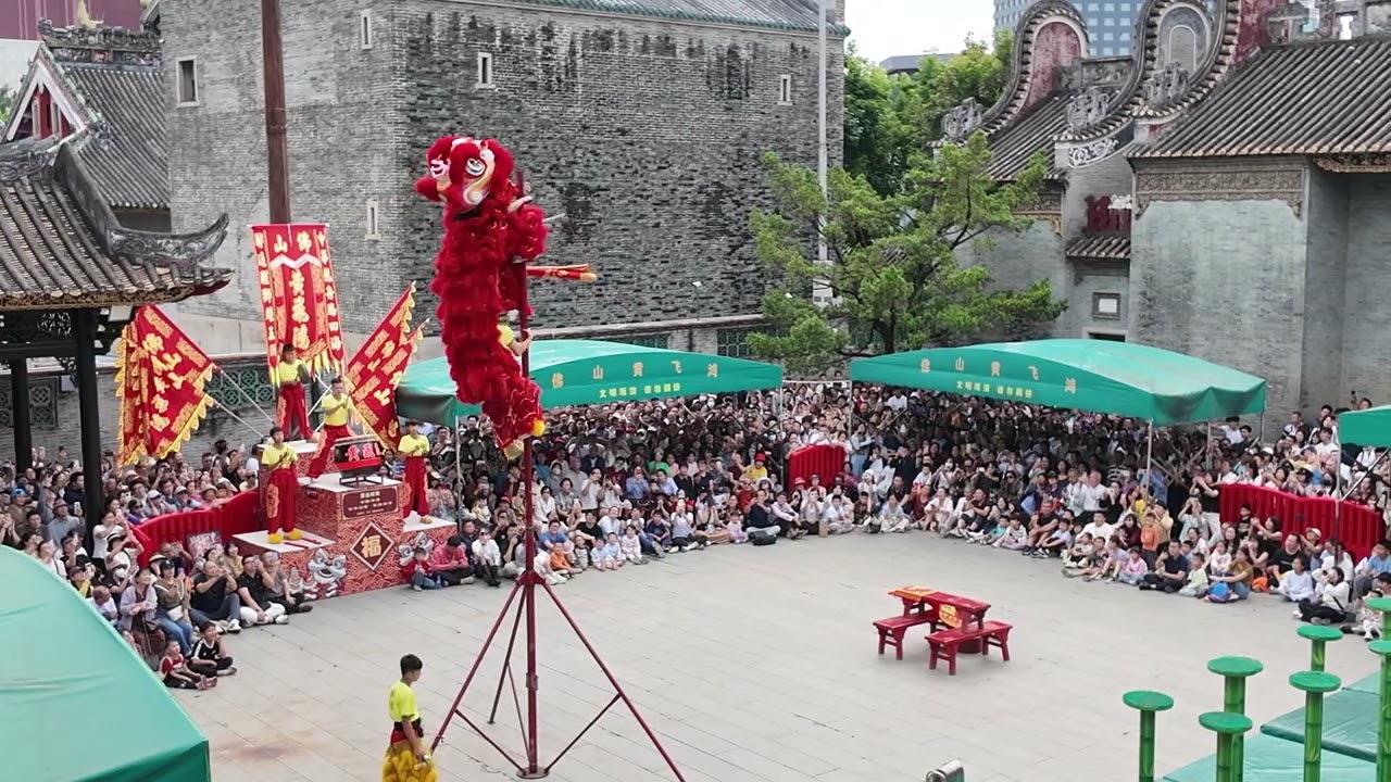 Lion dance , Foshan china 