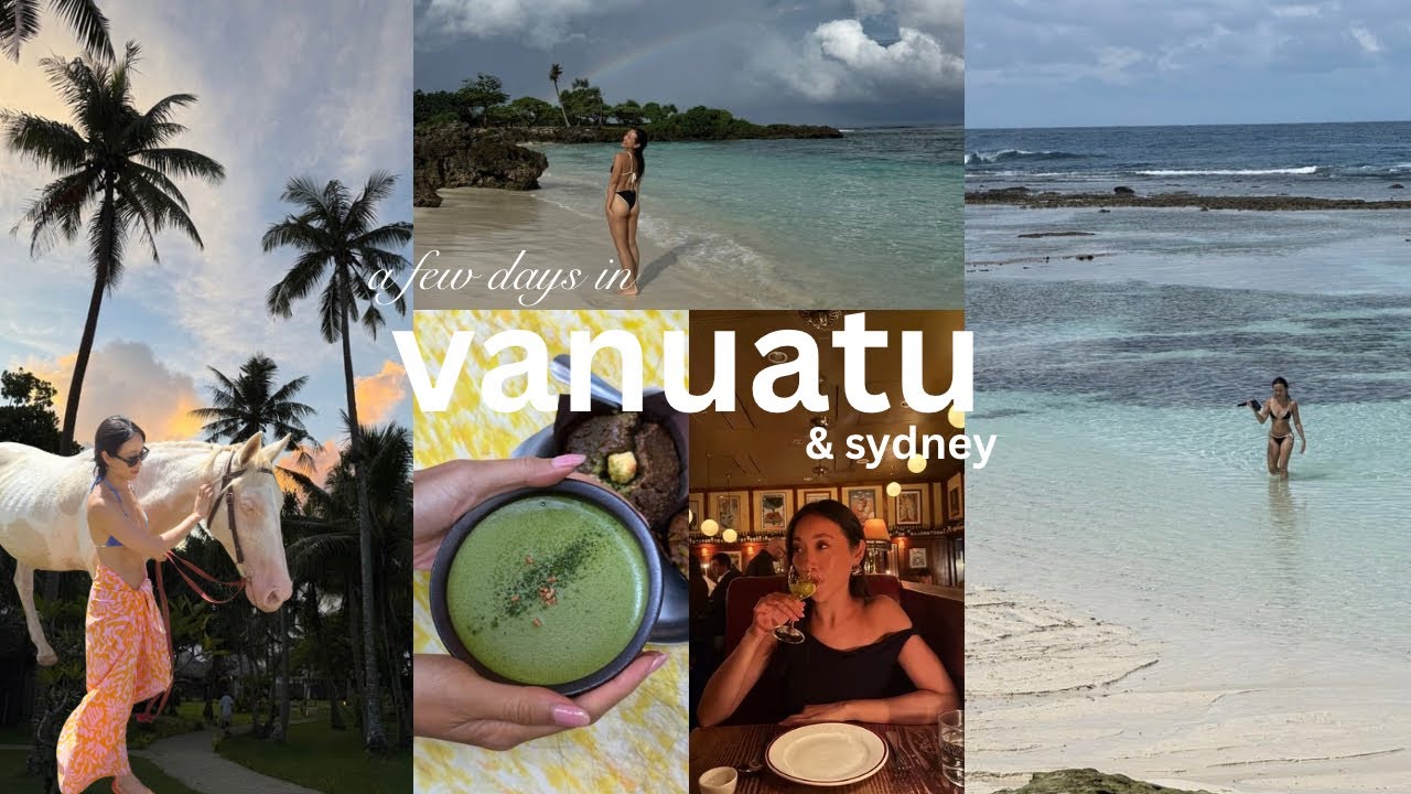 10 days in vanuatu & sydney 🌺 first time in the pacific islands | travel vlog