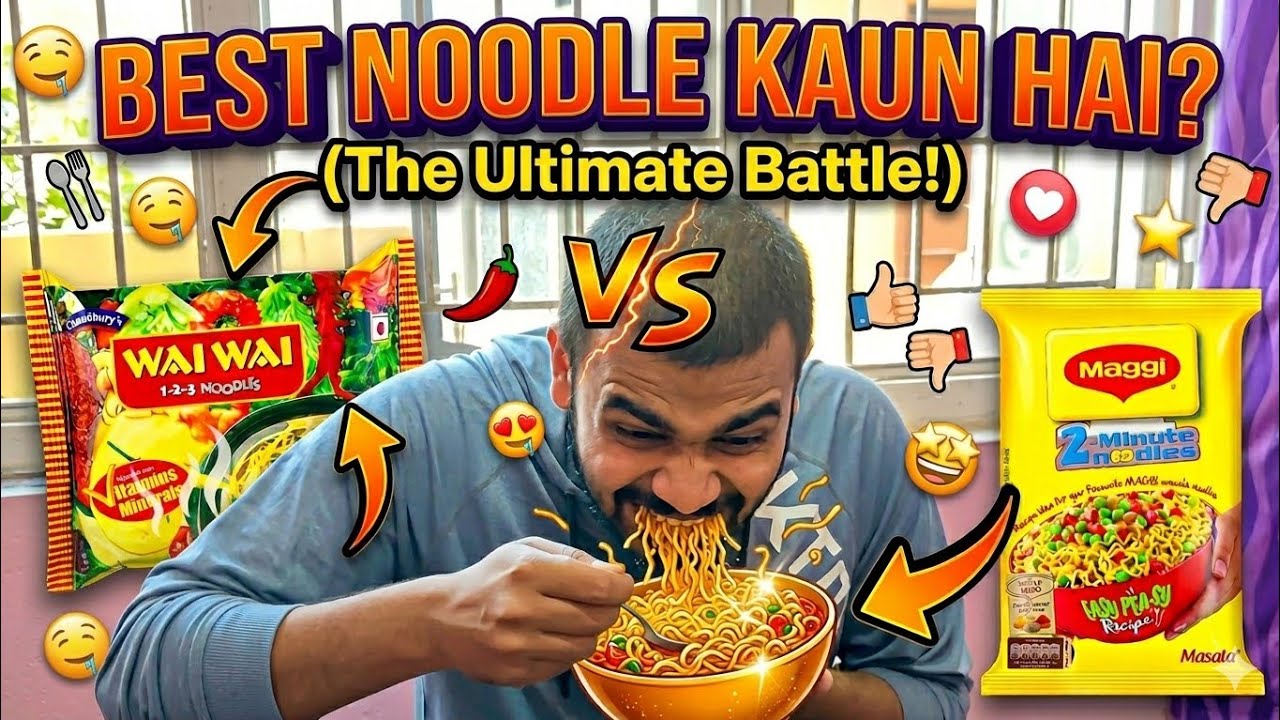Maggi Vs Wai Wai | Rahul Mahato | #food #foodvlog
