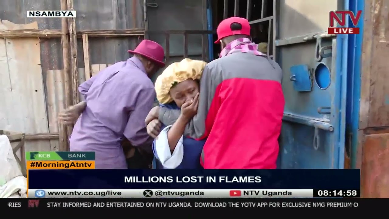 Millions lost in flames in Nsambya |MORNING AT NTV
