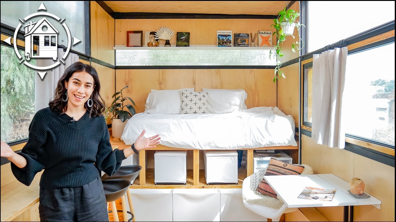 She Built a Beautiful TINY HOUSE for only $12,384!