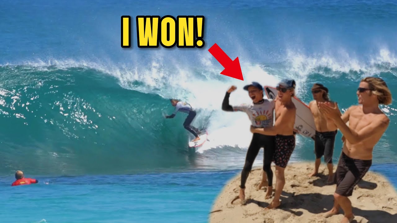 I WON TAJ BURROW'S SURF COMP!