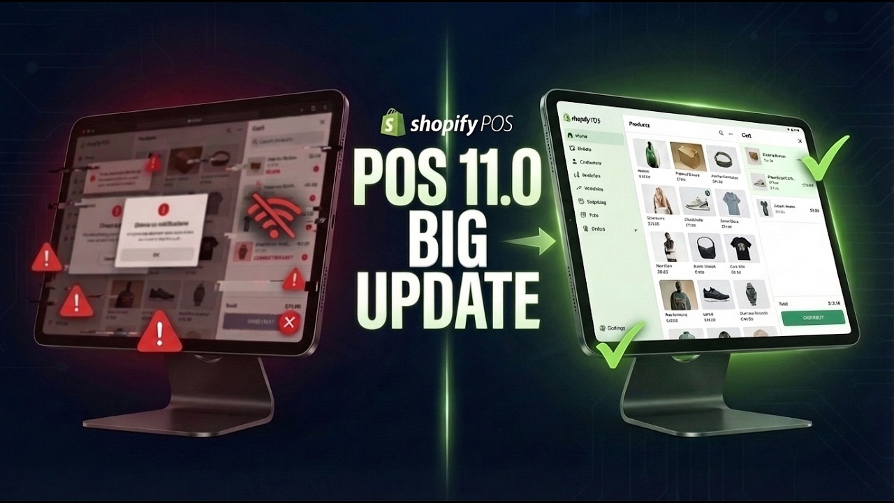 Shopify POS 11.0 Big Update &mdash; Faster Checkout & Smarter Cart
