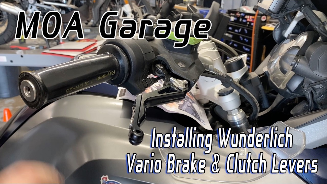 Installing Wunderlich Vario Brake/Clutch Levers (BMW R1200GS)