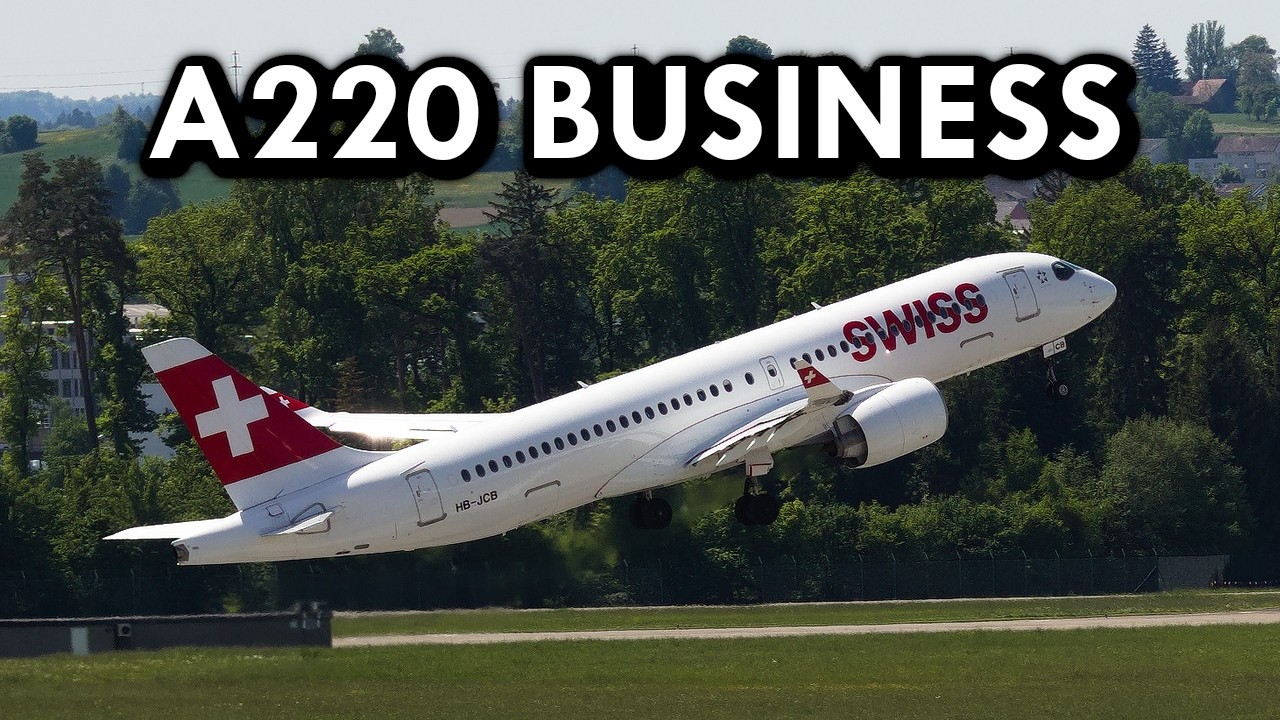 The best business class in Europe? SWISS Airbus A220 from Zurich