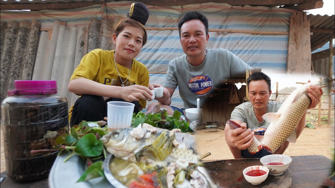 Cá Trắm Om Dưa, Chú Anh Đánh Tiết Canh Cá Qúa Ngậy - Nhịp Sống Tây Bắc