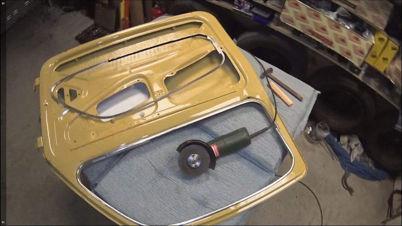 Fiat 500 R Oldtimer Zusammenbau | Tür Zusammenbau