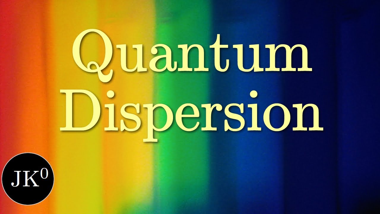 Optical dispersion becomes quantum