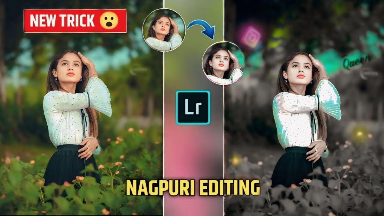 Lightroom se #photoediting 1klick #hindiganabhojpuriganakaiselikheke andar 
