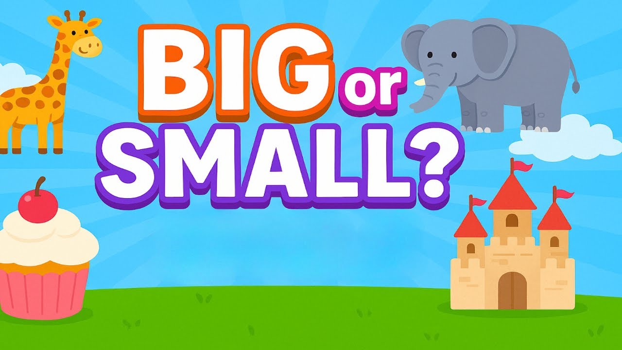 Big or Small | Fun Quiz for Kids | Learn Sizes and Comparison