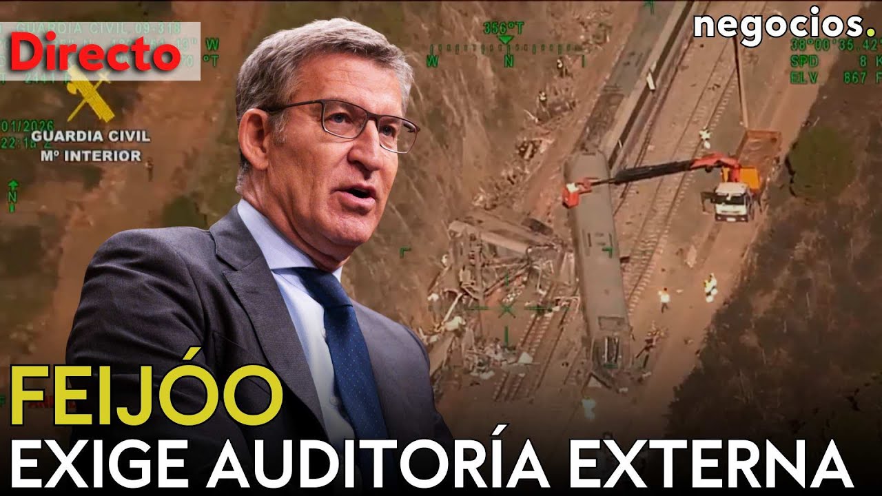 DIRECTO | FEIJÓO DESAFÍA A PEDRO SÁNCHEZ: EXIGE UNA AUDITORÍA EXTERNA SOBRE LA SEGURIDAD FERROVIARIA