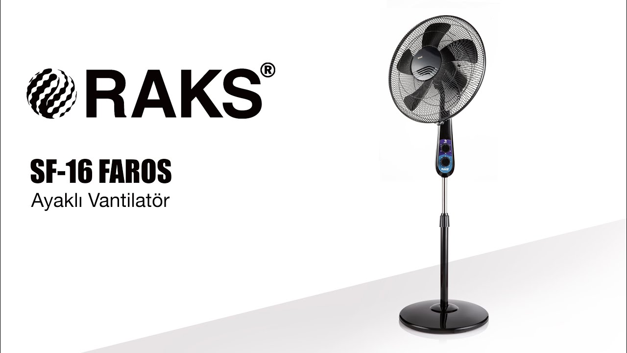 RAKS SF16FAROS Ayaklı Vantilatör 60W Kurulum Montajı