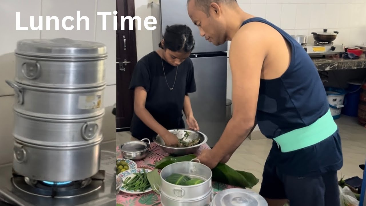 Aaj Hei Aku(Jijaji)Ka Special Steam Fish Lunch 🍛🐟 || Special Dish || Steaming Fish || Jara Sikhet 
