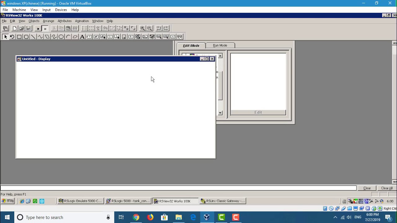 Связь Rsview 32 с Rslogix 5000 через Emulate 5000