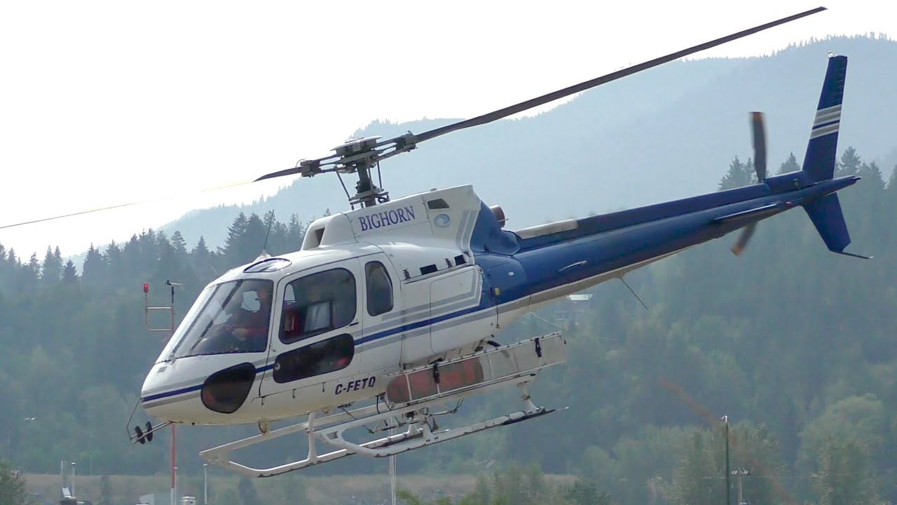 Eurocopter AS350 B2 Helicopter Startup
